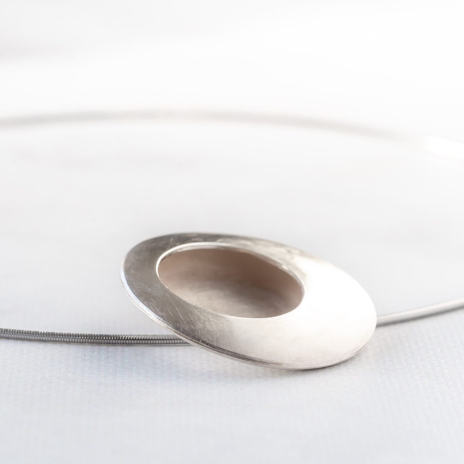 Ketting – zilver cirkel 2