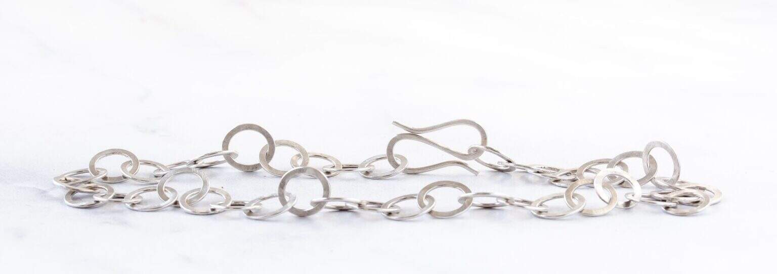 Ketting – zilver grote schakels 2