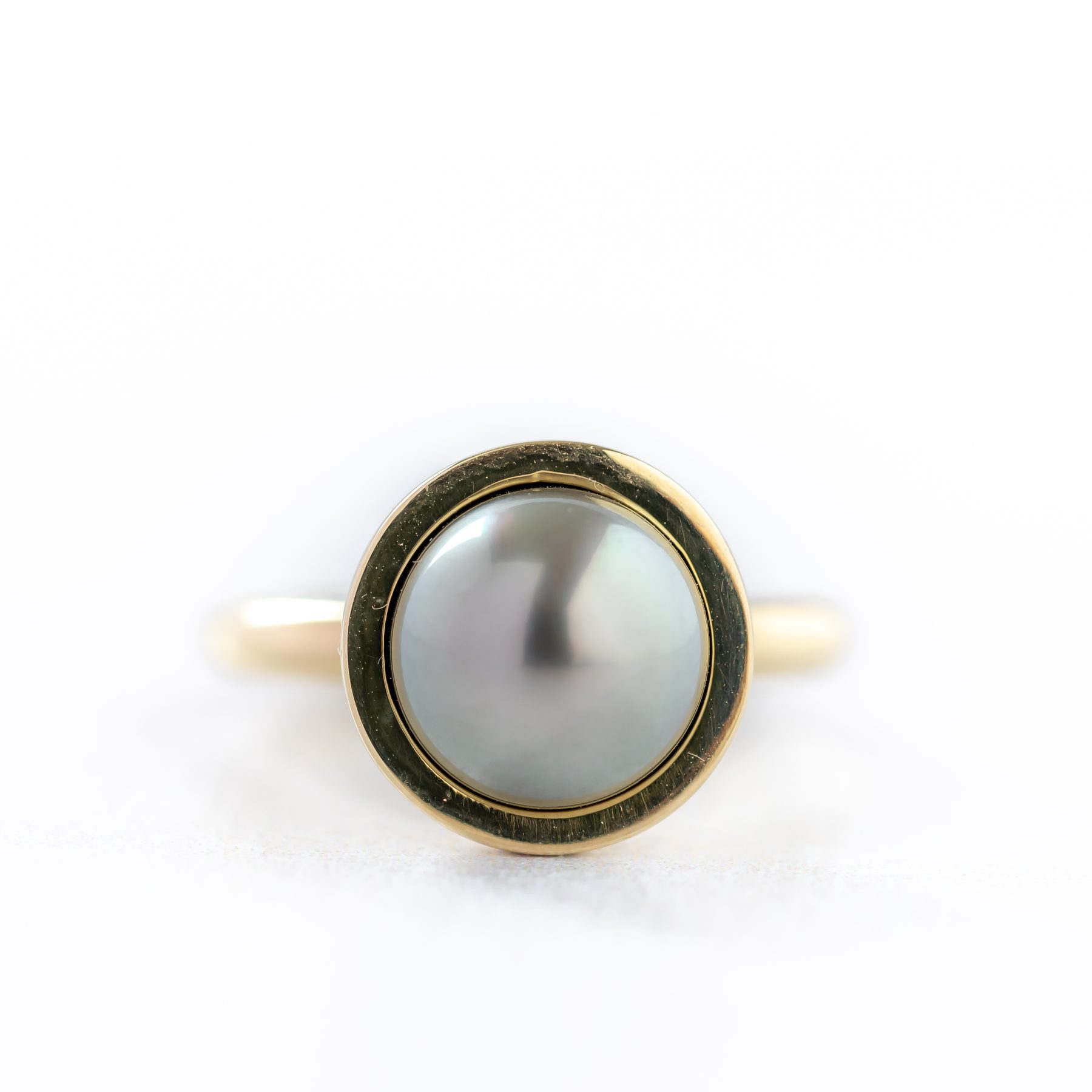 Ring goud tahiti parel