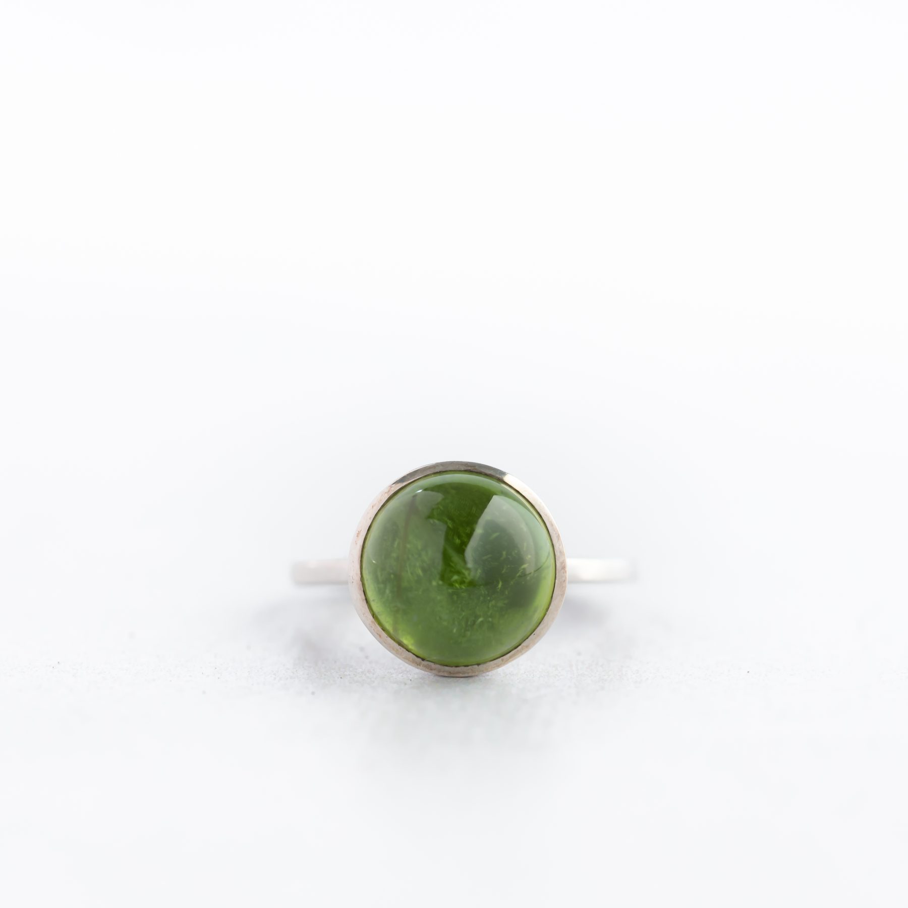 Ring zilver met peridot